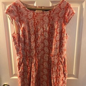 Paisley embroidered dress.